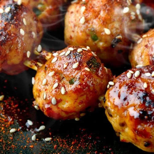 Tsukune, les boulettes de poulet à la sauce Yakitori 5 Tsukune