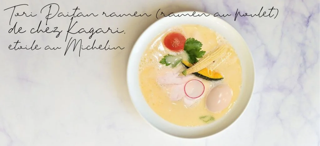Tori paitan ramen de chez Kagari, ramen au poulet