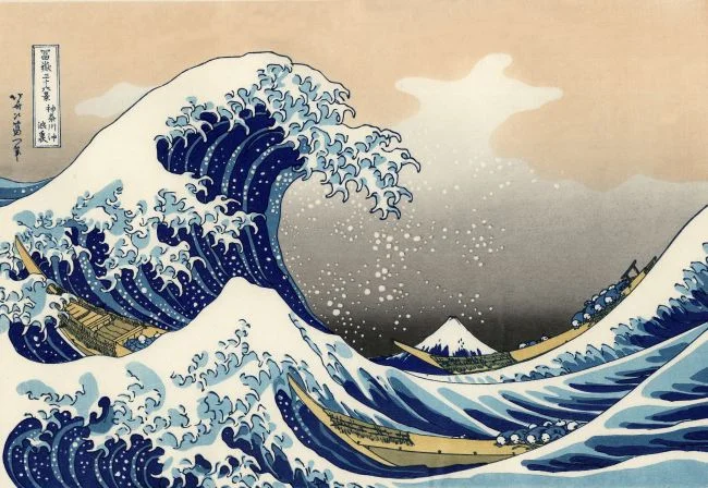 Les cerisiers sakura : un voyage poétique au cœur de la culture japonaise 7 La Grande Vague de Kanagawa - Hokusai