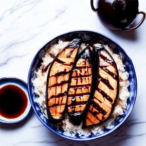 Donburi d'aubergines glacées au miso 4 Donburi d'aubergines glacées au miso