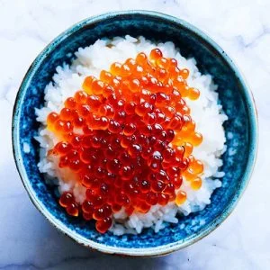 Préparation pour les oeufs de saumon ikura