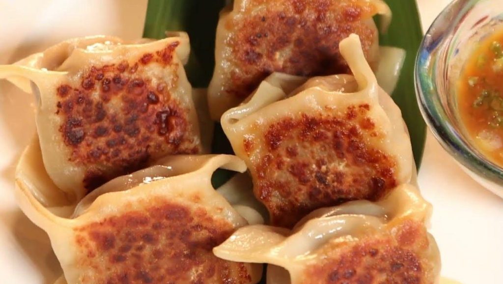 Gyoza de Bœuf Wagyu et Foie Gras, Sauce Karashi Miso Ponzu du chef Nobu
