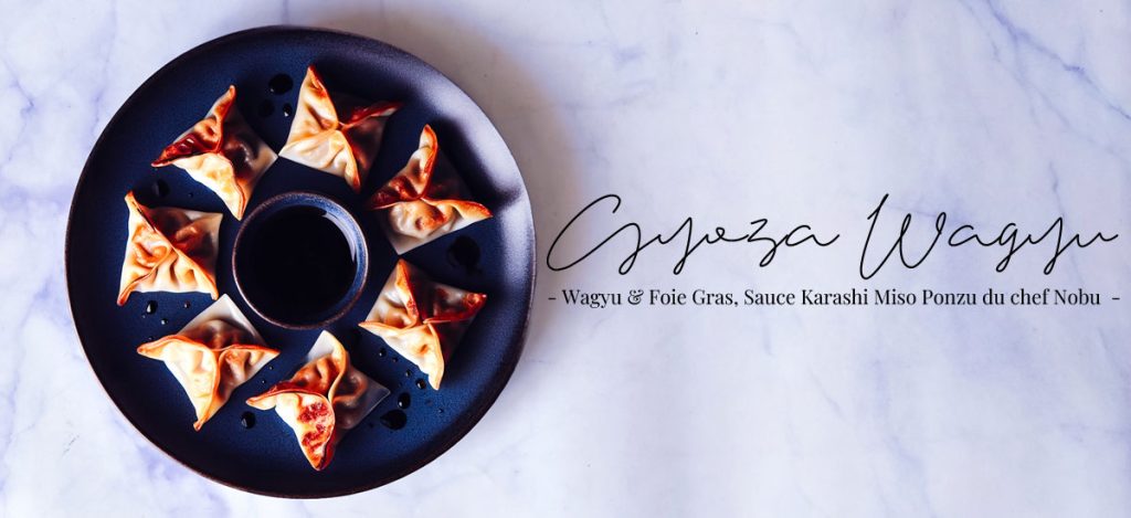 gyoza wagyu foie gras