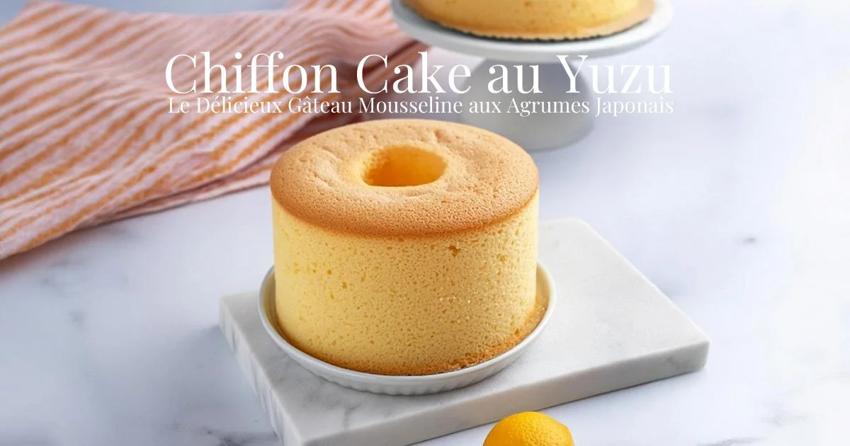 Authentique Chiffon Cake au Yuzu : La Recette 1 Authentique Chiffon Cake au Yuzu : La Recette