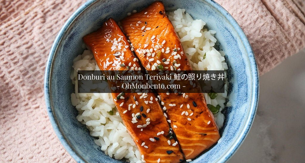 Donburi au Saumon Teriyaki 鮭の照り焼き丼