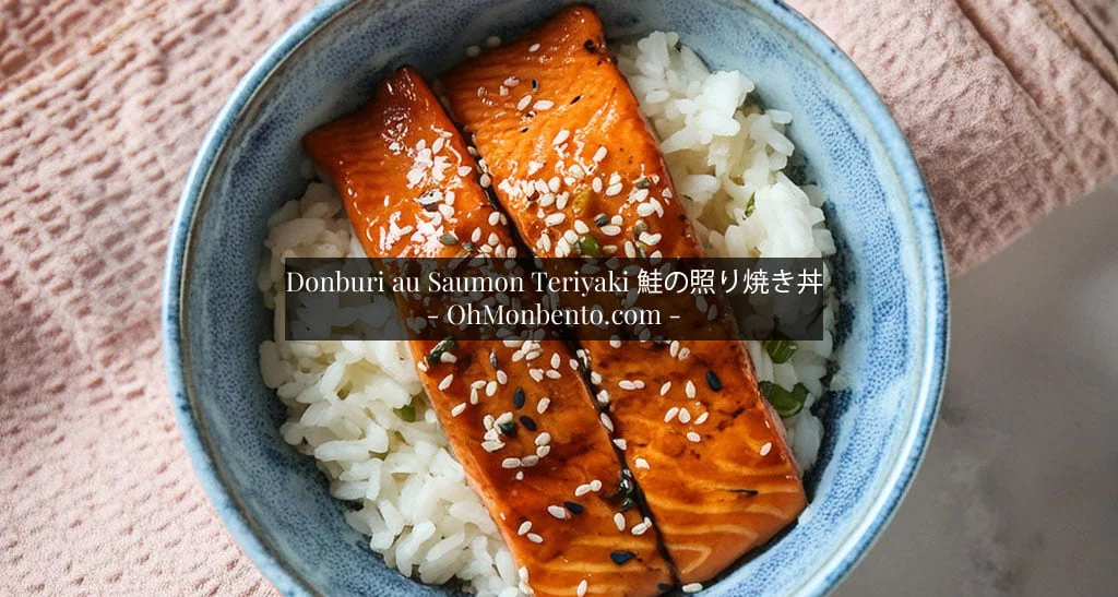 Donburi au Saumon Teriyaki 鮭の照り焼き丼