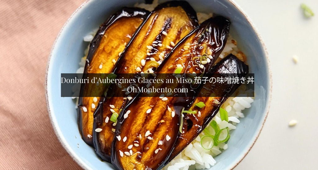 68 Recettes japonaises d'été : légères et savoureuses pour un été rafraîchissant et authentique 18 Donburi d’Aubergines Glacées au Miso (Nasu Dengaku) 茄子の味噌焼き丼