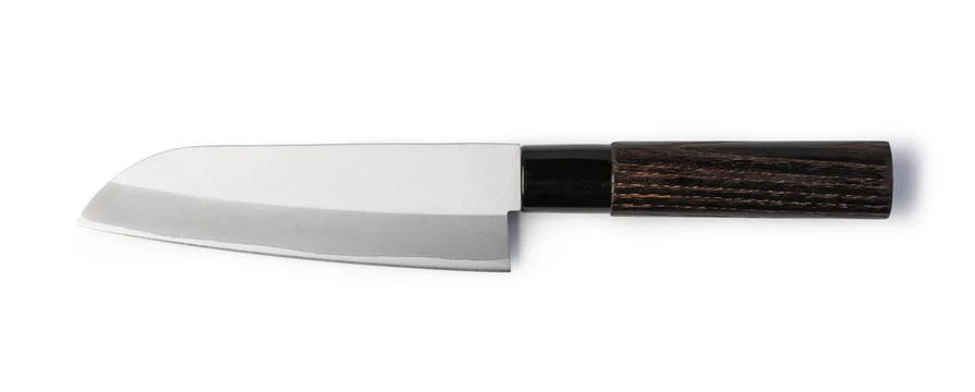Un couteau Santoku