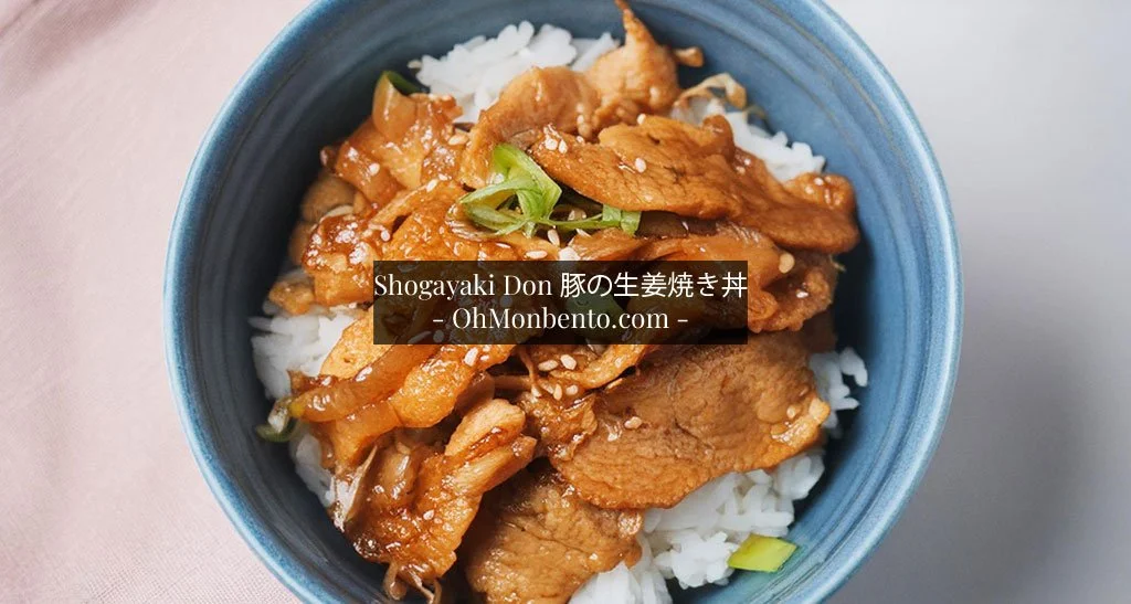 Shogayaki Don (Porc au Gingembre) 豚の生姜焼き丼