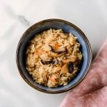 Un bol de Takikomi Gohan (Takikomigohan)