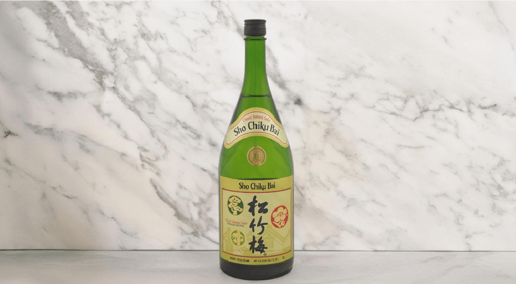 Une bouteille de sake