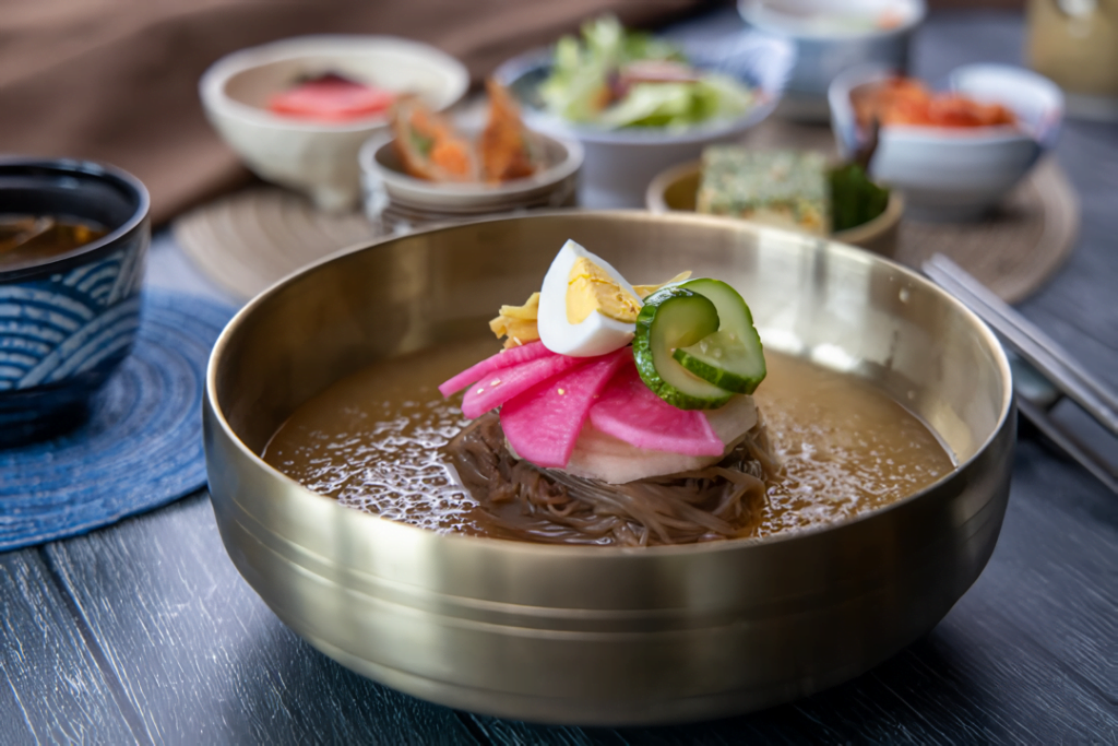 Authentique Morioka Reimen : Encore une délicieuse spécialité de nouilles froides japonaises 6 Naengmyeon coréen
