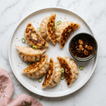 gyoza aux crevettes - à l'ail et au gingembre