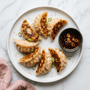 7 Étapes simples pour des Gyoza aux Crevettes Parfaits 12 gyoza aux crevettes - à l'ail et au gingembre