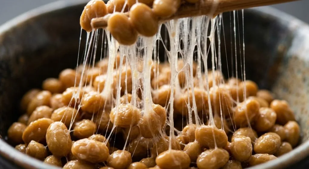 Comment manger le natto comme au Japon ? Guide traditionnel (2026) 9 texture-neba-neba-gout-du-natto-soja-fermente