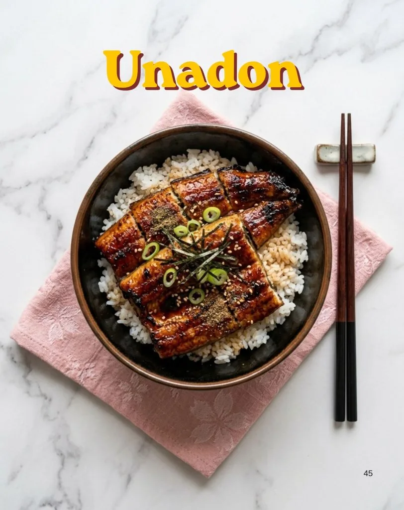 Natsu : 63 Recettes Japonaises Estivales et Traditionnelles 9 Unadon – Le plat estival par excellence pour retrouver de l'énergie