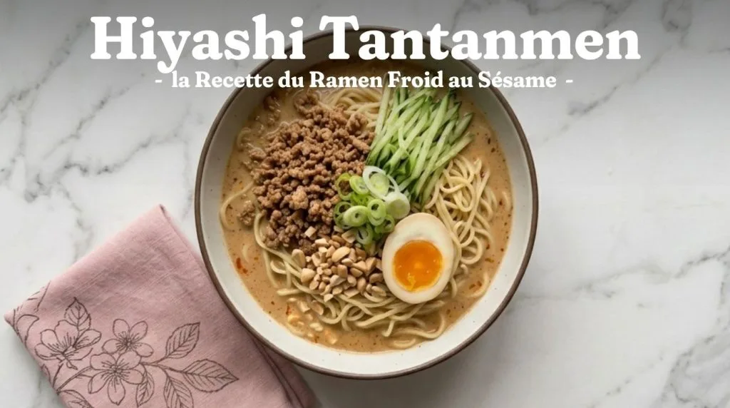Hiyashi Tantanmen - La Recette du Ramen Froid au Sésame