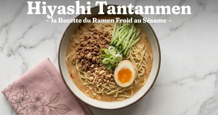 Hiyashi Tantanmen : la Recette du Ramen Froid au Sésame
