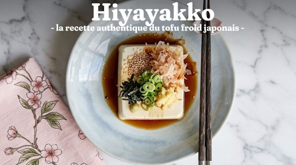 Hiyayakko - la recette authentique du tofu froid japonais