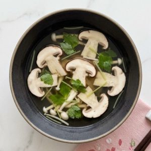 Matsutake Suimono - Le bouillon clair d'automne