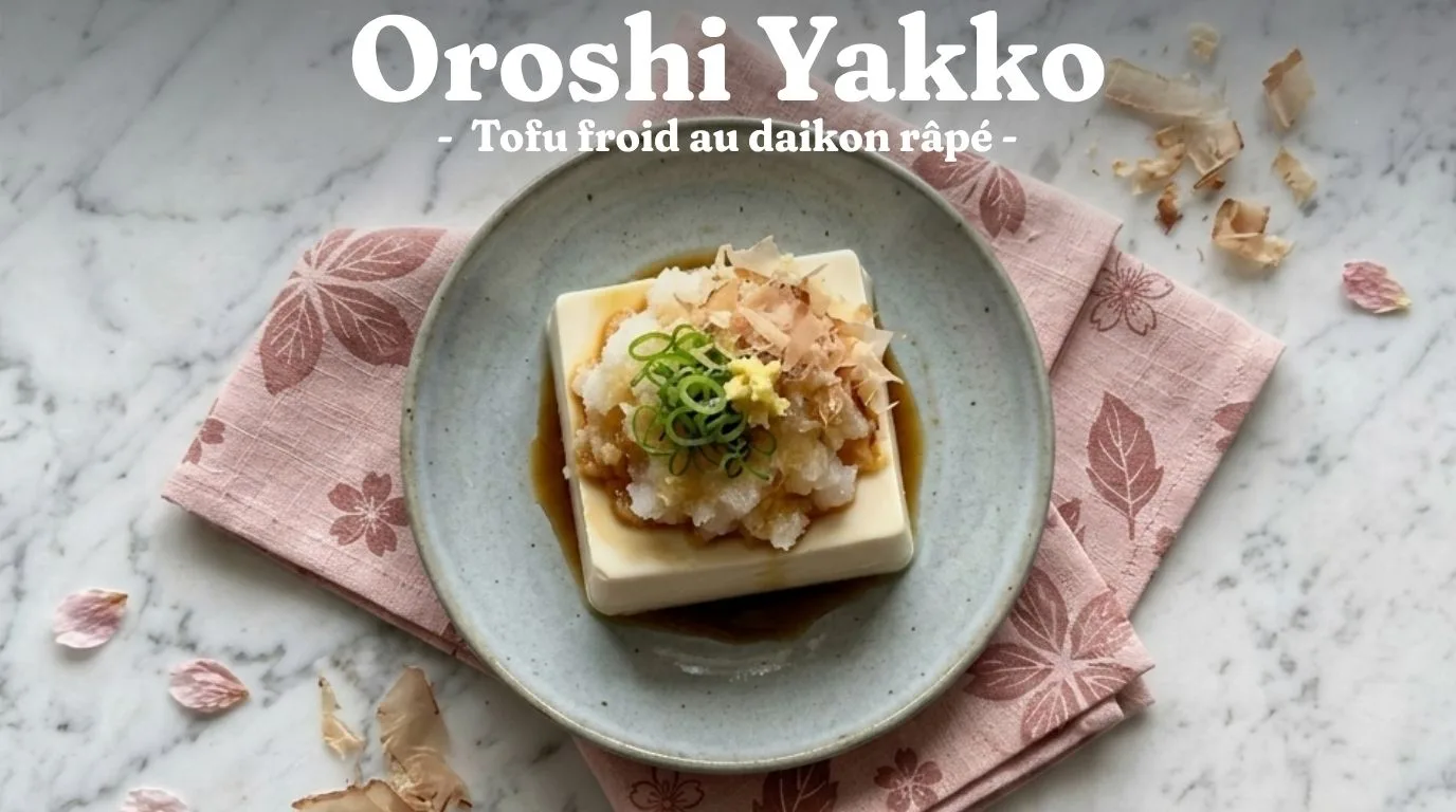 Oroshi Yakko : la recette authentique du tofu au daikon 1 Oroshi Yakko : la recette authentique du tofu au daikon