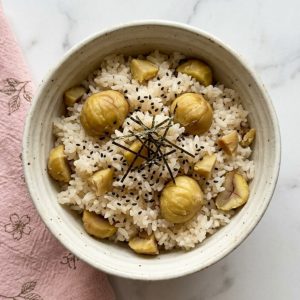 Recette Kuri Gohan - Riz aux Châtaignes Japonais Authentique