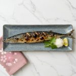 Sanma shioyaki 秋刀魚の塩焼き - Sanma grillé au sel