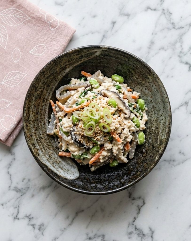 Shiraae 白和え - Salade crémeuse au tofu