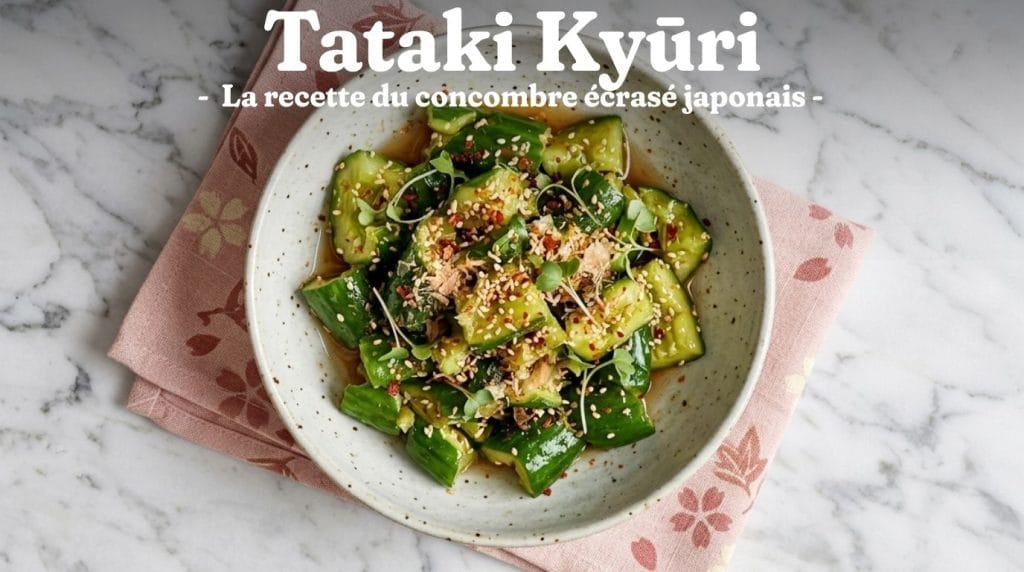 Rei Ochazuke : la recette du ochazuke froid d'été (Hiyashi chazuke) 12 Tataki Kyūri (たたききゅうり) la recette du concombre écrasé japonais