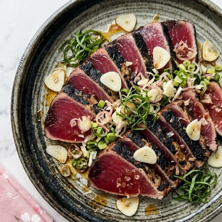 katsuo no tataki - Tataki de bonite mi-cuite