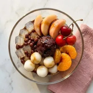 Recette Anmitsu : le Dessert Japonais Glacé au Kanten 16 Anmitsu (あんみつ) - le Dessert Japonais Glacé au Kanten