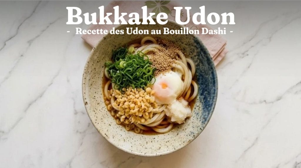 Curry Udon : la recette traditionnelle des nouilles japonaises au curry 20 Bukkake Udon ぶっかけうどん - Nouilles Udon au bouillon Dashi