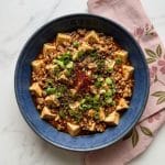 Mābō Dōfu - Tofu Fondant à la Sauce Miso Épicée et Porc Haché