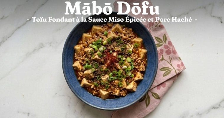 Mābō dōfu,doubanjiang,cuisine chuka,tofu,Mābō dōfu japonais