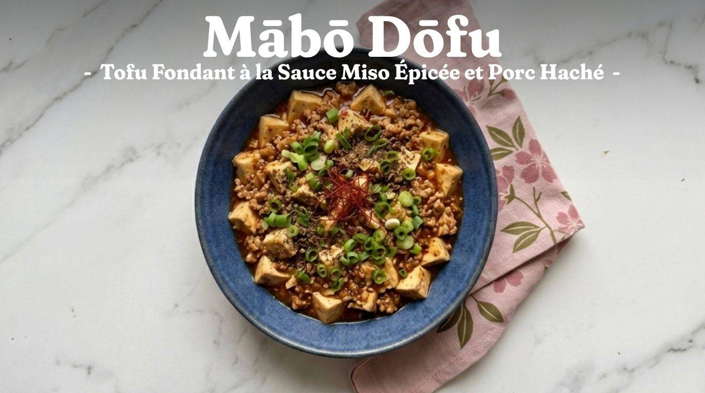 Mābō dōfu japonais : la recette authentique et onctueuse 1 Mābō dōfu japonais : la recette authentique et onctueuse