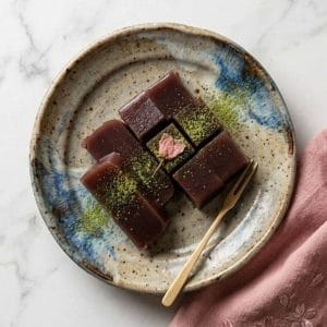 Mizu Yōkan : la Recette du Wagashi d'Été au Kanten 10 Mizu Yōkan (水羊羹) - Gelée japonaise d'été au kanten