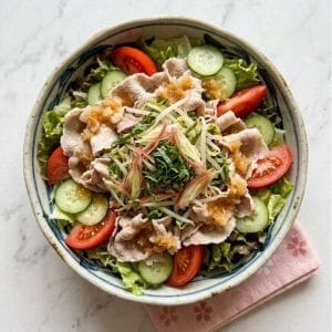 Rei Shabu Sarada : Salade de Porc Froid Japonaise Facile 16 Rei Shabu Sarada - Salade de Porc Froid Japonaise