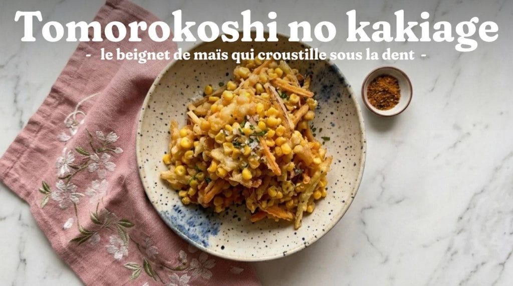 Maïs Beurre Ramen : la Recette du Topping de Sapporo 19 Tomorokoshi no kakiage - le beignet de maïs qui croustille sous la dent (kakiage de maïs)