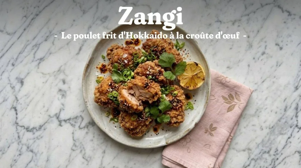 Zangi - le poulet frit d'Hokkaido à la croûte d'œuf base