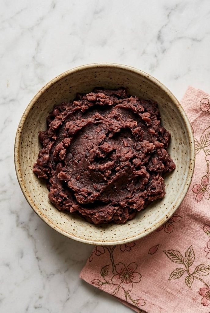 Kakigori maison : réussir la glace pilée japonaise sans machine 10 anko - pâte de haricots azuki sucrée
