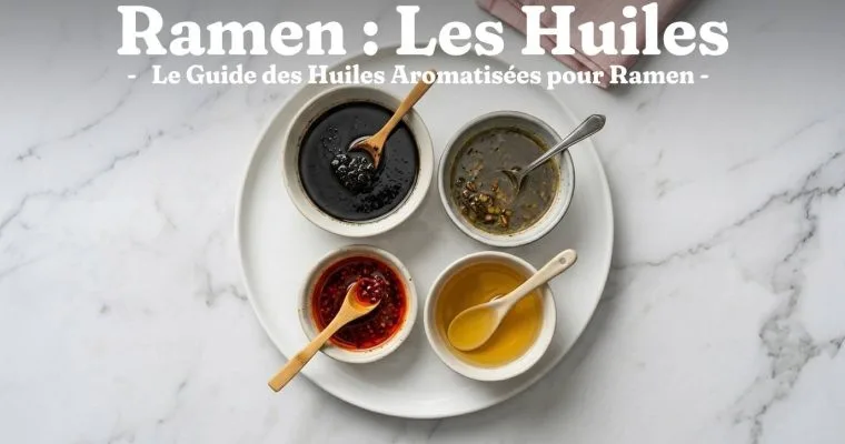 Huiles Aromatisées Ramen : Mayu, Negi Mayu, Rayu, Chiyu 11 Huiles Aromatisées Ramen : Mayu, Negi Mayu, Rayu, Chiyu