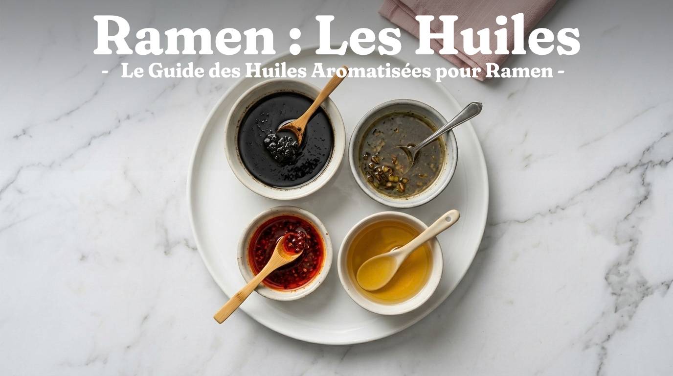 Huiles Aromatisées Ramen : Mayu, Negi Mayu, Rayu, Chiyu