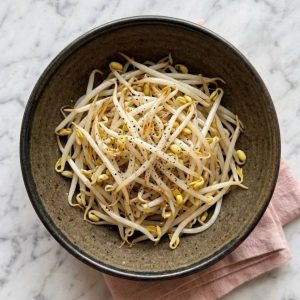 Moyashi Ramen : Germes de Haricot Mungo pour Tonkotsu 18 Le moyashi (germes de haricot mungo, souvent vendus sous l'appellation "pousses de soja") apporte un croquant indispensable pour équilibrer la richesse et la texture crémeuse d'un bouillon tonkotsu.