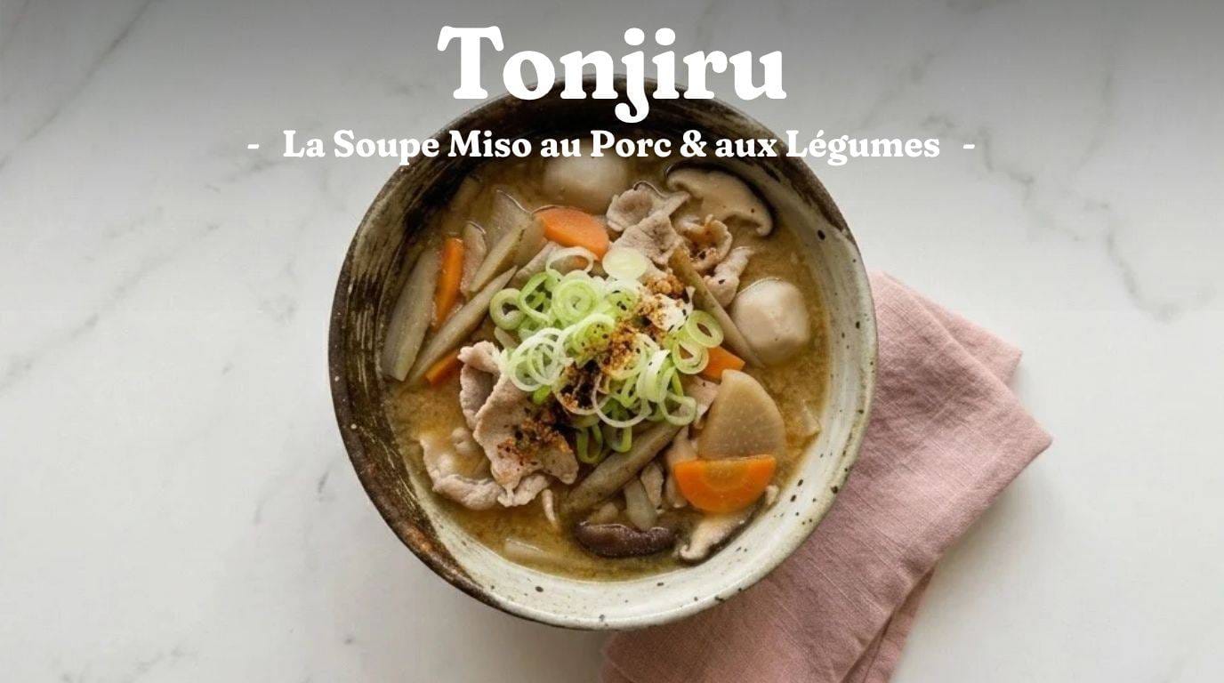 Tonjiru : la recette japonaise de la soupe miso au porc et aux légumes
