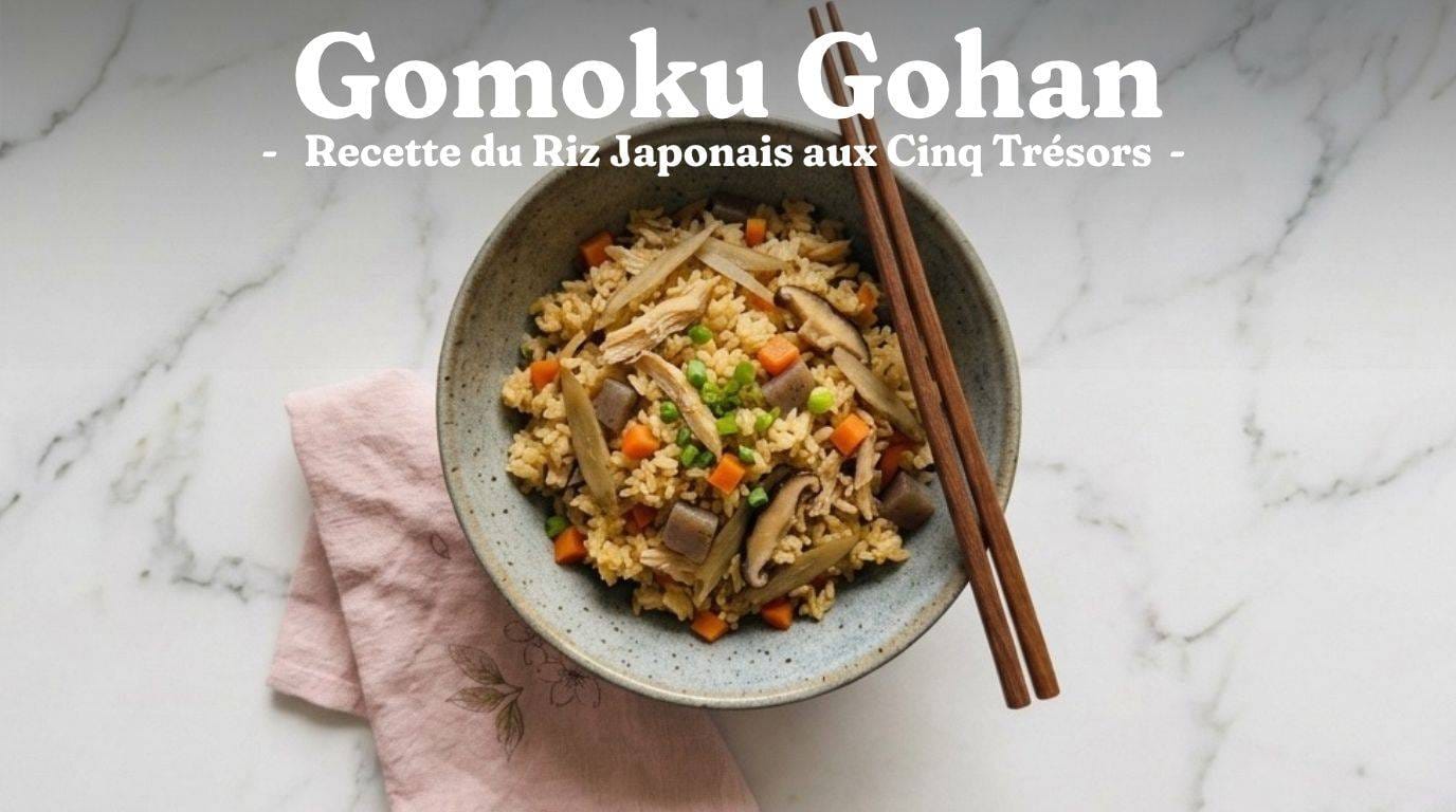 Gomoku Gohan : Recette du Riz Japonais aux Cinq Trésors 1 Gomoku Gohan : Recette du Riz Japonais aux Cinq Trésors