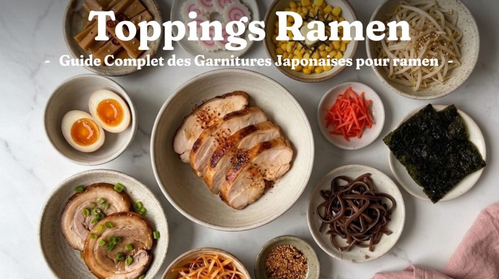Bouillon Ramen : Guide Complet Chintan, Paitan, Gyokai 18 toppings Ramen - Guide Complet des Garnitures Japonaises pour ramen
