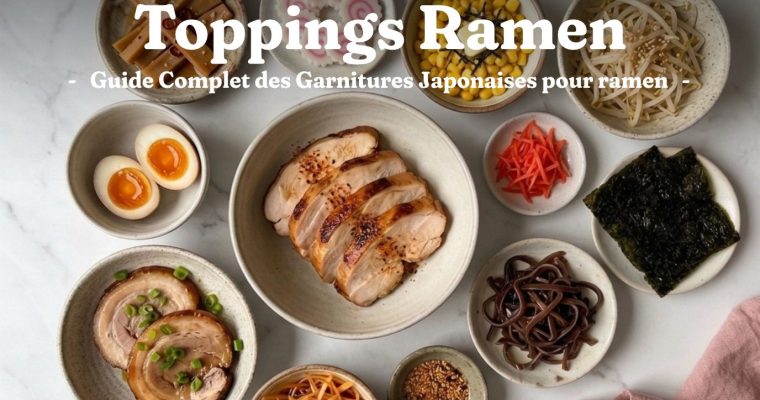 Toppings Ramen : Guide Complet des Garnitures Japonaises pour ramen 1 Toppings Ramen : Guide Complet des Garnitures Japonaises pour ramen